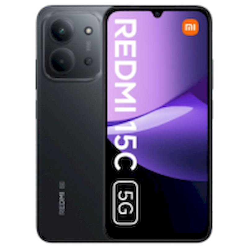 Xiaomi Redmi 15C 5G Dual Sim 4GB RAM 128GB - Midnight Black