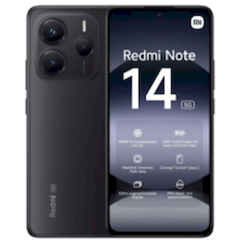 Xiaomi Redmi Note 14 5G Dual Sim 8GB RAM 256GB - Midnight Black