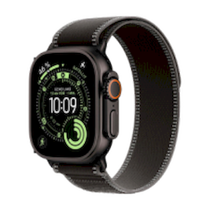 Apple Watch Ultra 3 (2025) 5G 49mm Black Titanium Case with Trail Loop S/M - Black/Charcoal